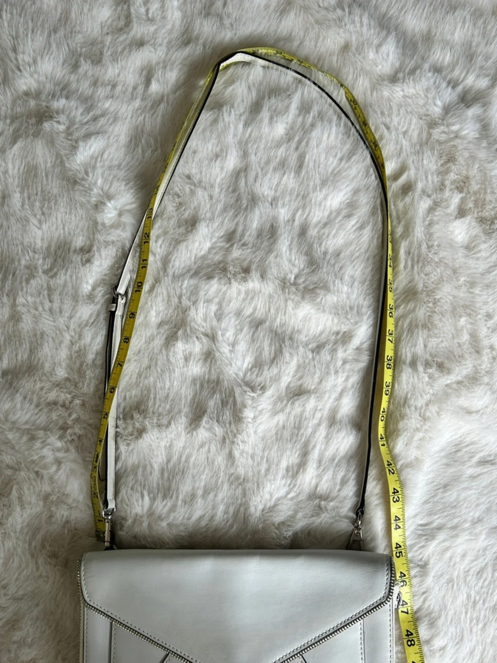 White Rebecca Minkoff Convertible Envelope Bag